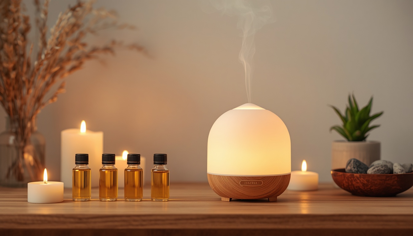 Beamuamovement aromatherapy calming ritual with lavender diffuser